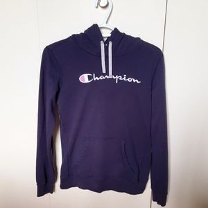 Champion dark blue hoodie